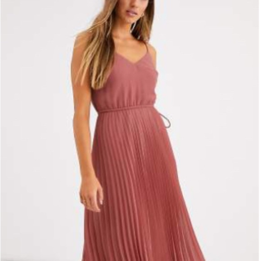 ASOS Pleated Midi Dress